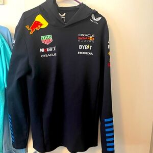 Puma Red Bull Racing Teamline Full Zip Up Hoodie Jacket F1 2018 Men's M Medium